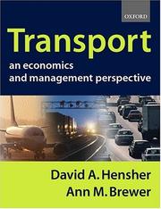 Cover of: Transport | David A. Hensher