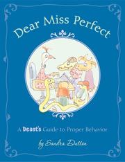 Cover of: Dear Miss Perfect: A Beast's Guide to Proper Behavior