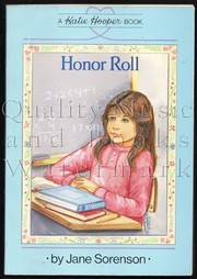 Cover of: Honor roll by Jane Sorenson