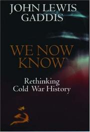 Cover of: We now know by John Lewis Gaddis