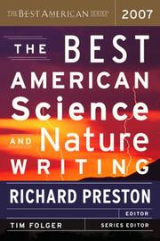 Cover of: The Best American Science and Nature Writing 2007 (The Best American Series) by 