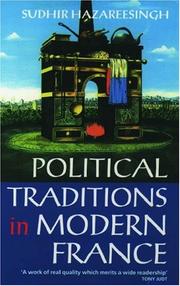 Cover of: Political traditions in modern France