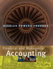 Cover of: Financial and Managerial Accounting by Belverd E. Needles, Jr., Marian Powers, Susan V. Crosson