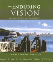 Cover of: Boyer's the Enduring Vision by Paul S. Boyer