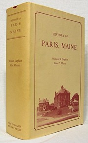 Cover of: The History of Paris, Maine