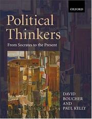 Cover of: Political Thinkers | 