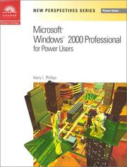 Cover of: New Perspectives on Microsoft Windows 2000 for Power Users (New Perspectives Series) by Harry L. Phillips