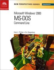 Cover of: New Perspectives on Microsoft MS-DOS Command Line - Comprehensive by Harry L. Phillips, Eric Skagerberg