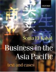 Business in Asia Pacific by Sonia El Kahal