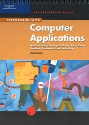 Cover of Performing with Computer Applications