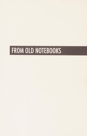 Cover of: From old notebooks by Evan Lavender-Smith