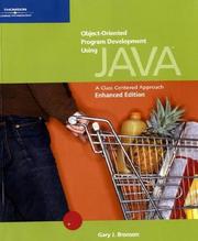 Cover of: Object-Oriented Program Development Using Java: A Class-Centered Approach, Enhanced Edition