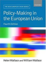 Cover of: Policy-making in the European Union