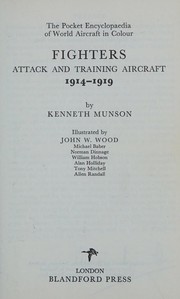 Cover of: Fighters, attack and training aircraft 1914-1919