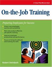 Cover of: On-the-job training by Robert L. Steinbach