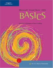 Cover of: Microsoft Visual Basic 2005 BASICS by Todd Knowlton, Alfred C. Thompson, Stephen Collings, Brad Hunt