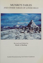 Cover of: Munro's tables and other tables of lower hills by Sir Hugh Thomas Munro