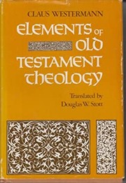 Cover of: Elements of Old Testament theology