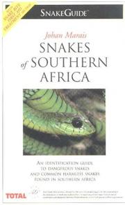 Cover of: Snakes of Southern Africa