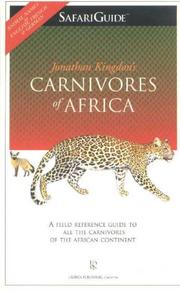 Cover of: Carnivores of Africa by Jonathan Kingdon