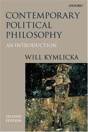 Cover of: Contemporary political philosophy by Will Kymlicka