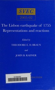 Cover of: The Lisbon Earthquake of 1755 by Theodore E. D. Braun