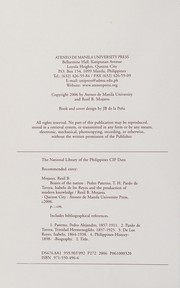 Cover of: Brains of the nation: Pedro Paterno, T.H. Pardo de Tavera, Isabelo de los Reyes, and the production of modern knowledge