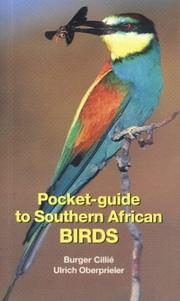 Cover of: Pocket-guide to Southern African birds by Burger Cillié
