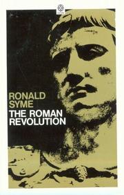 Cover of: The Roman revolution by Ronald Syme
