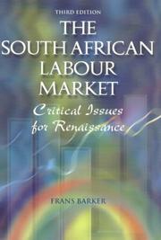 The South African labour market by F. S. Barker