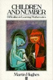 Cover of: Children and number: difficulties in learning mathematics