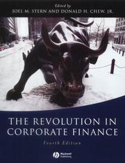 Cover of: The Revolution in corporate finance by edited by Joel M. Stern and Donald H. Chew, Jr.
