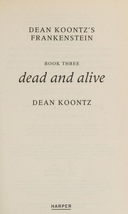 Cover of: Dead and Alive