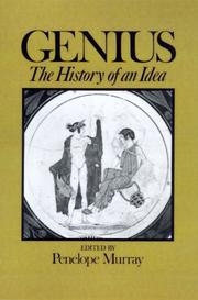 Cover of: Genius: the history of an idea