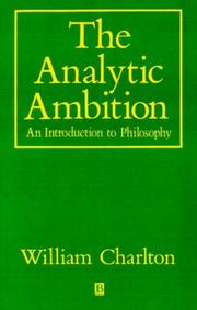 Cover of: The Analytic Ambition | William Charlton