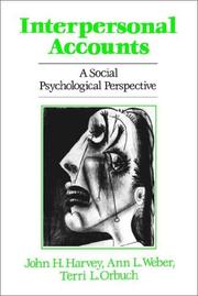 Cover of: Interpersonal accounts | John H. Harvey