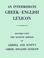 Cover of: An Intermediate Greek-English Lexicon