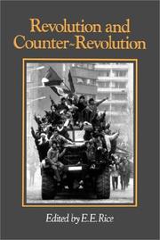 Cover of: Revolution and counter-revolution