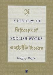 Cover of: A history of English words