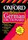 Cover of: The Oxford School German Dictionary