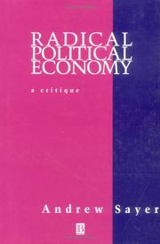 Cover of: Radical political economy: a critique