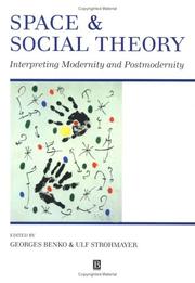Cover of: Space and Social Theory: Interpreting Modernity and Postmodernity (Institute of British Geographers Special Publications)