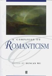 Cover of: A companion to Romanticism