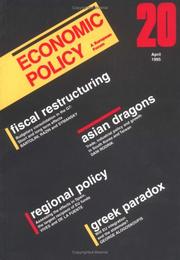 Cover of: Economic Policy