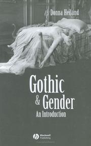 Cover of: Gothic & Gender: An Introduction
