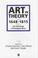 Cover of: Art in Theory 1648-1815