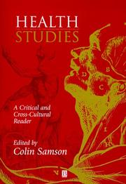 Cover of: Health Studies: A Critical and Cross-Cultural Reader