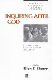 Cover of: Inquiring after God: Classic and Contemporary Readings (Blackwell Readings in Modern Theology)