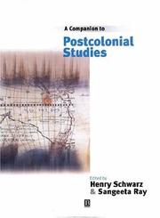Cover of: A Companion to Postcolonial Studies: A Historical Introduction (Blackwell Companions in Cultural Studies)
