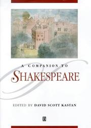 Cover of: A companion to Shakespeare